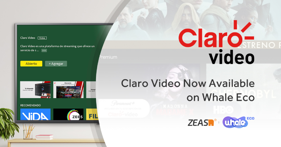 Claro video teams with Zeasn to expand LATAM smart TV reach